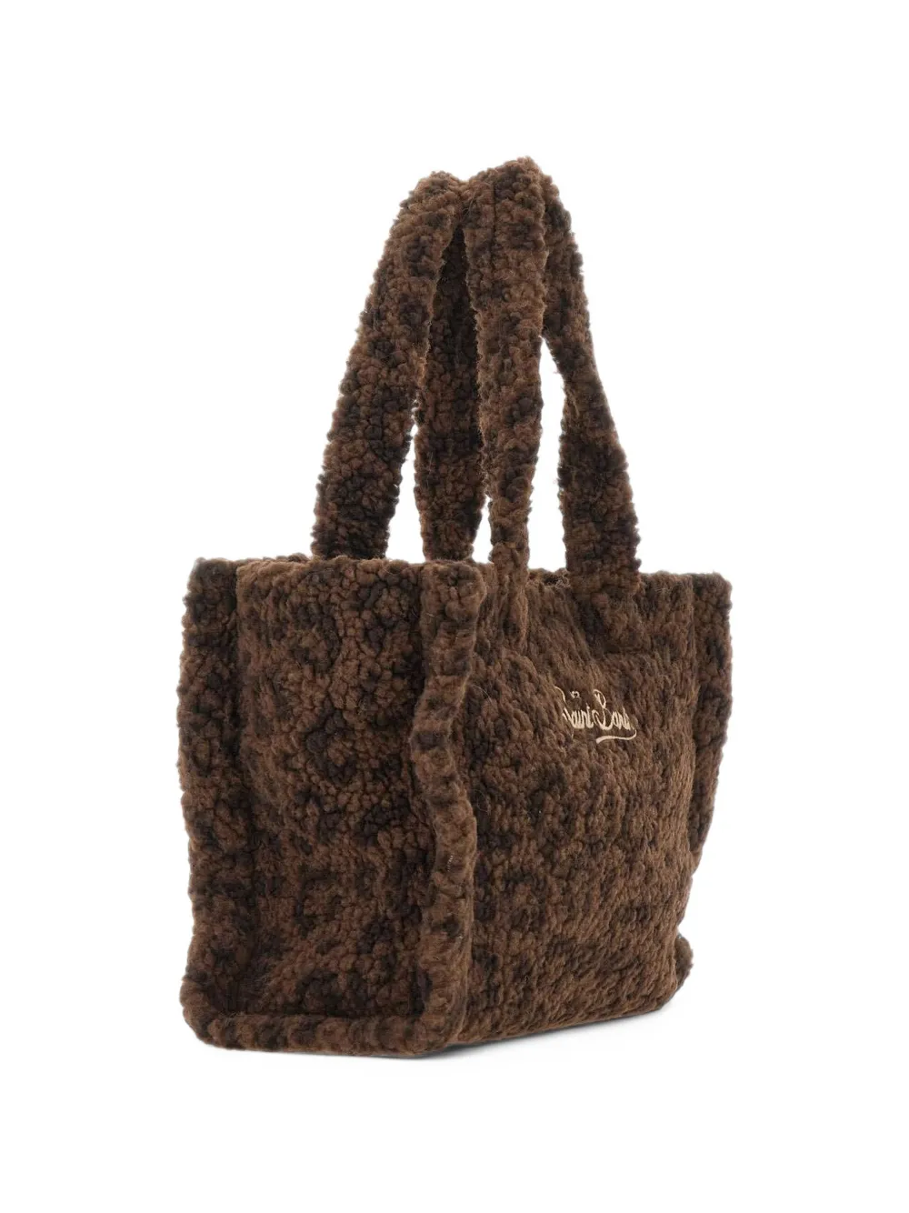 MC2 Saint Barth Colette Teddy animal-print tote bag Bruin