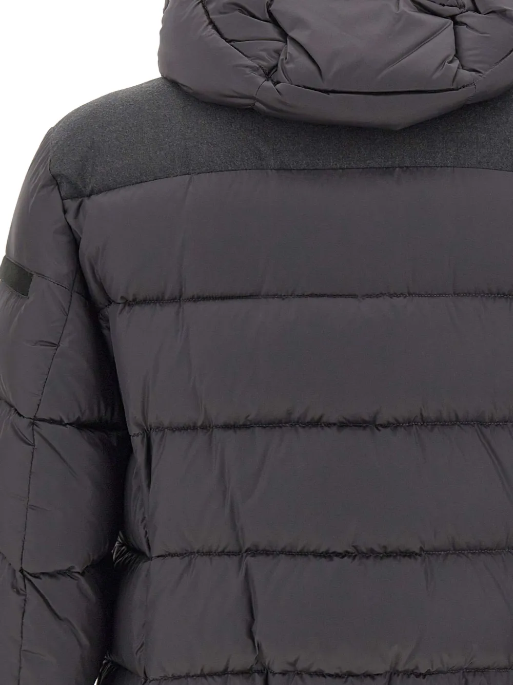 Moorer Wright quilted down jacket Grijs