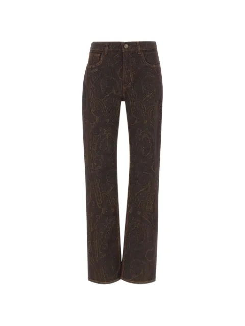 ETRO paisley-print jeans