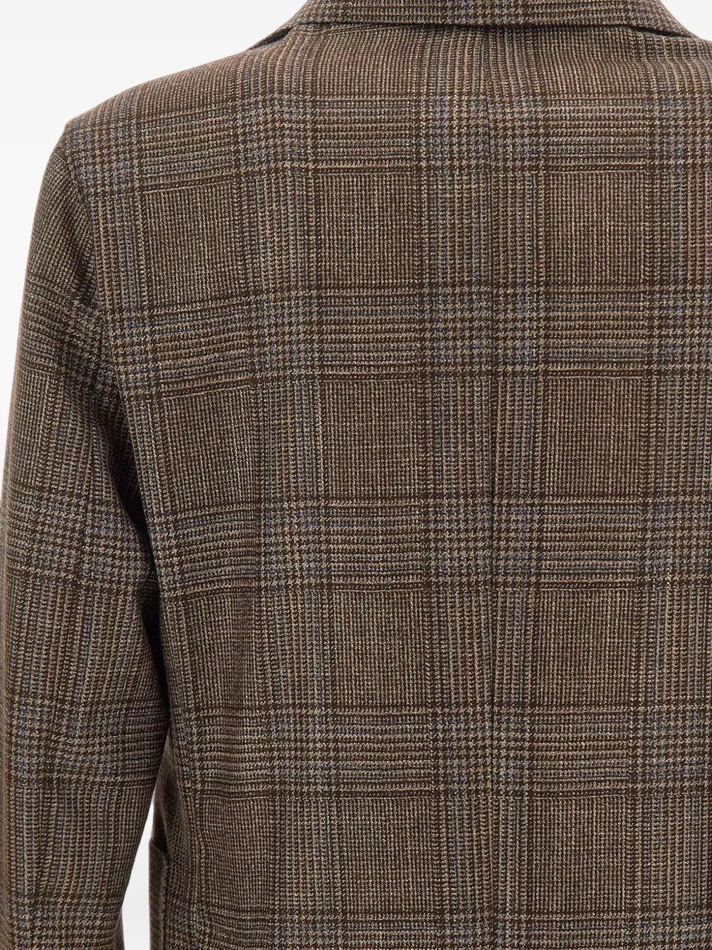 Barba prince of wales single-breasted blazer Bruin