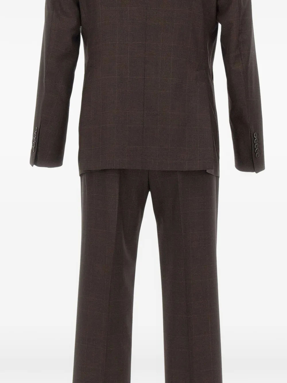 Tagliatore prince of wales check suit Bruin