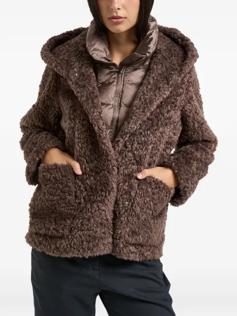 bomboogie St.Moritz hooded faux-shearling coat