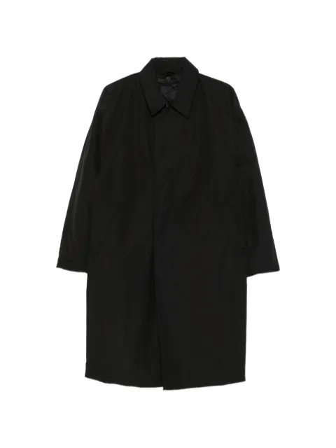 Taion manteau à col ouvert et fermeture dissimulée