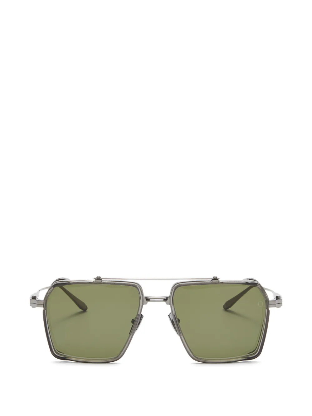 Akoni Tiros geometric-frame sunglasses Zilver