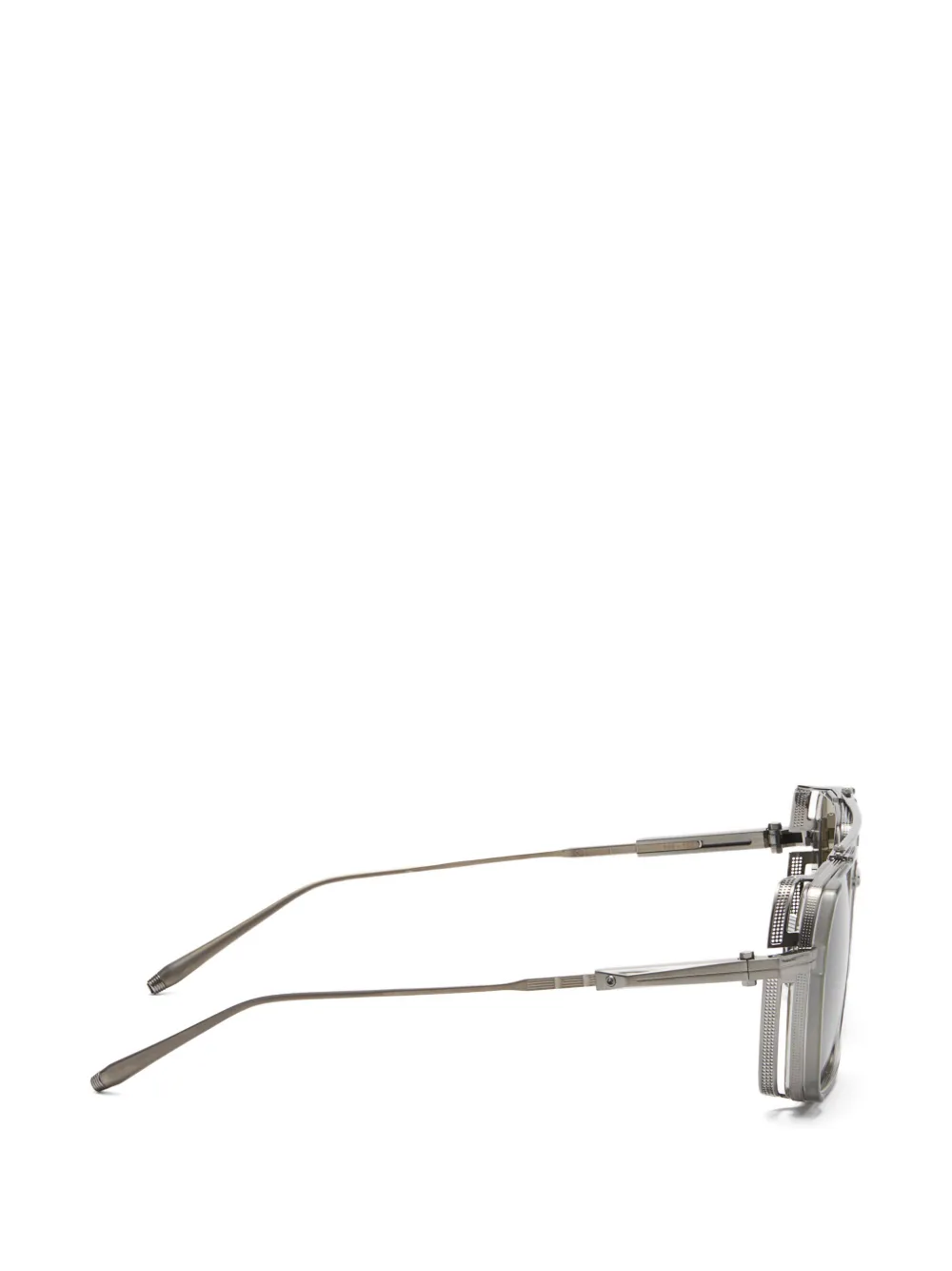 Akoni Tiros geometric-frame sunglasses Zilver