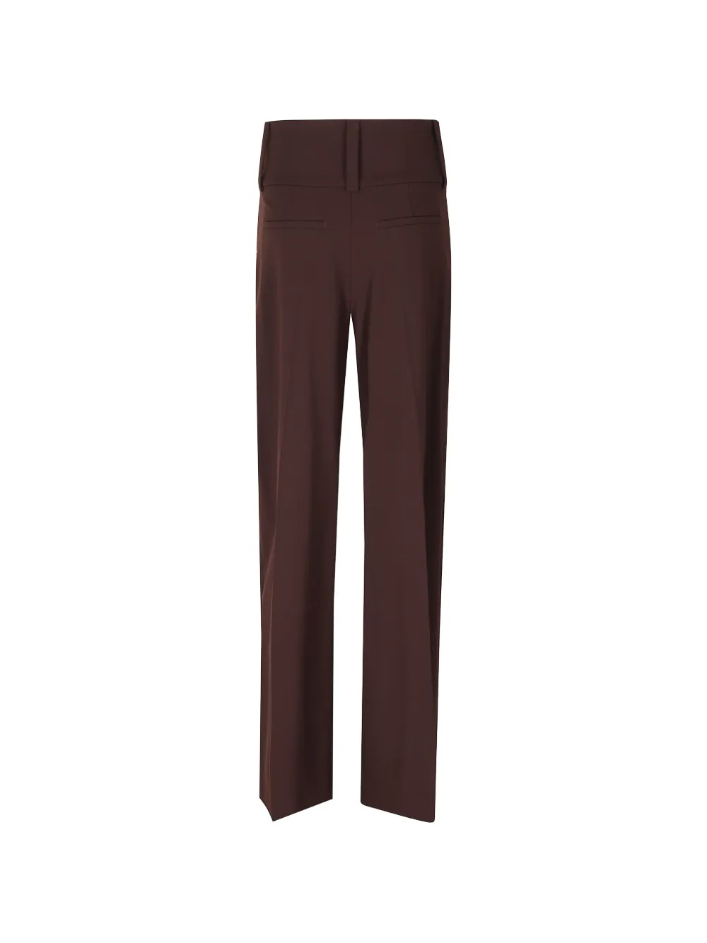 Sportmax pleated-detail straight-leg trousers Bruin