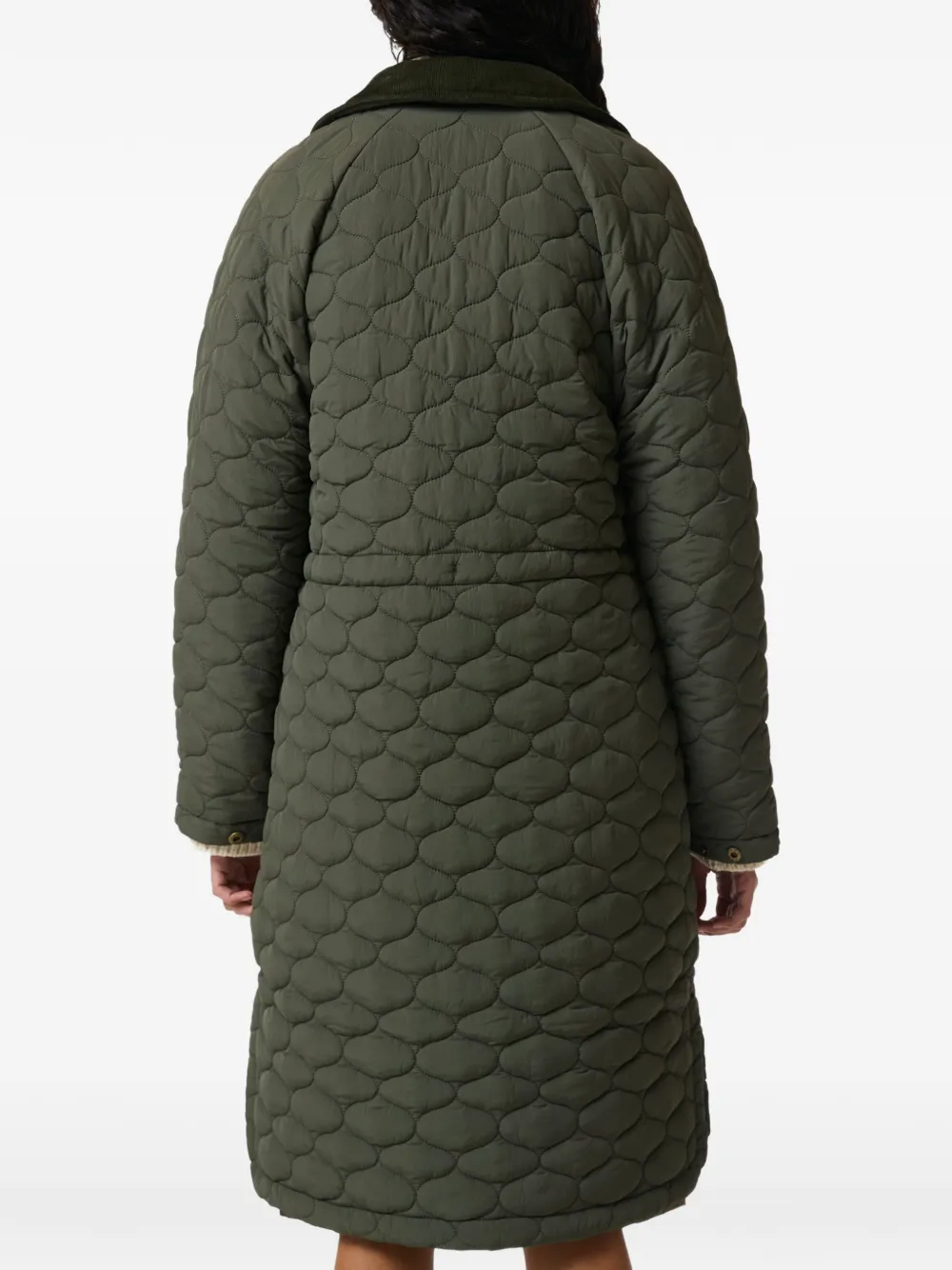 Hunter Somerset quilted-pattern coat Groen