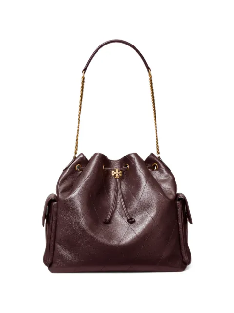 Tory Burch Large Charlie quilted drawstring shoulder bag