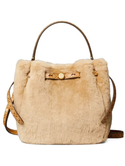 Tory Burch bolso bombonera Romy de piel de borrego
