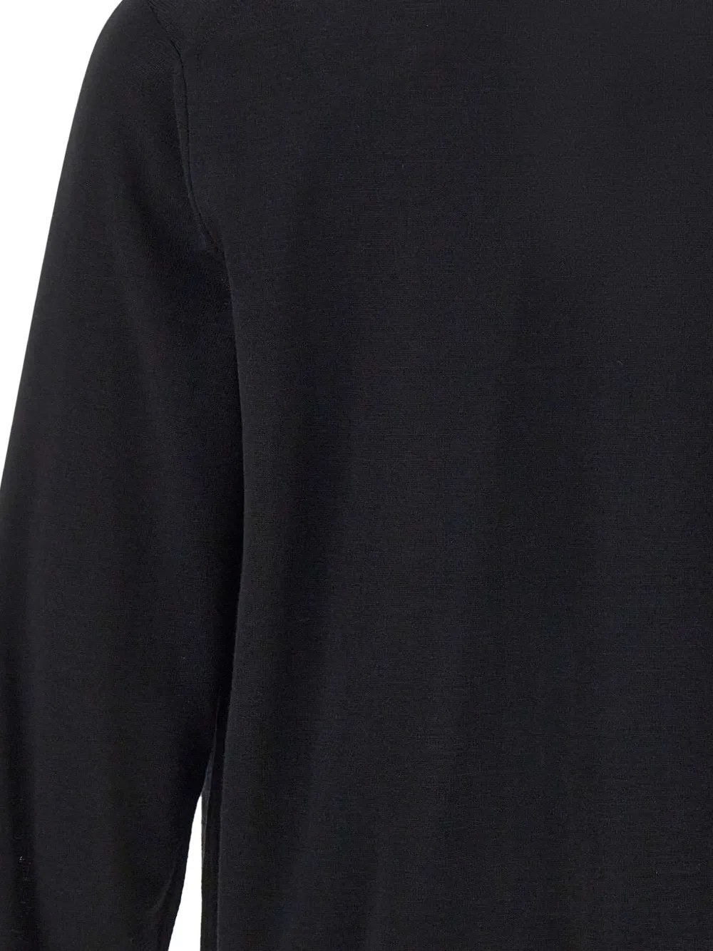 BOSS virgin wool cardigan Zwart