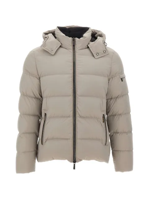 Moorer pocket-sleeve padded jacket