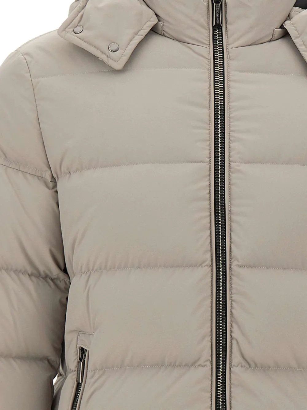 Moorer pocket-sleeve padded jacket Beige
