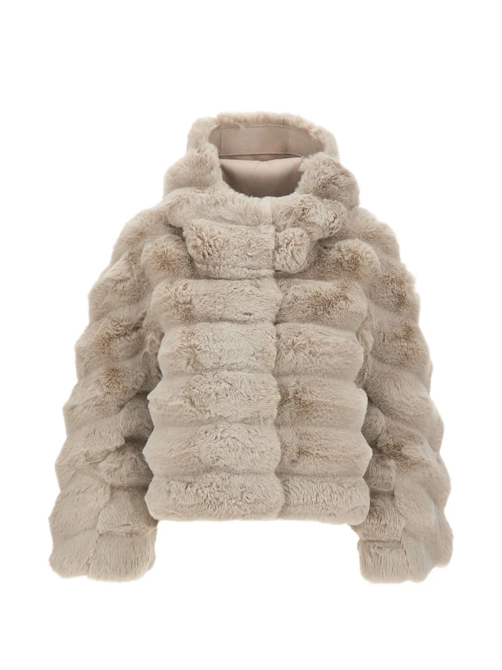 RRD Court K Hood faux-fur jacket - Toni neutri