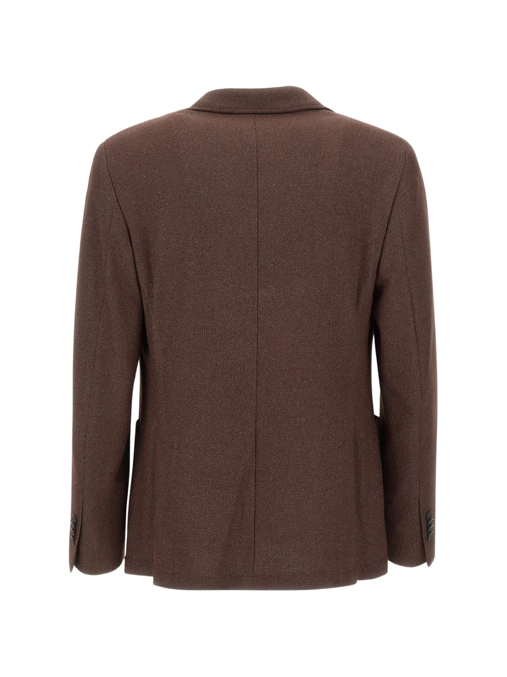 Manuel Ritz micro-texture single-breasted blazer Bruin