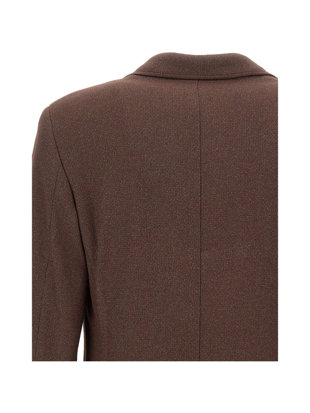 Manuel Ritz micro-texture single-breasted blazer Bruin
