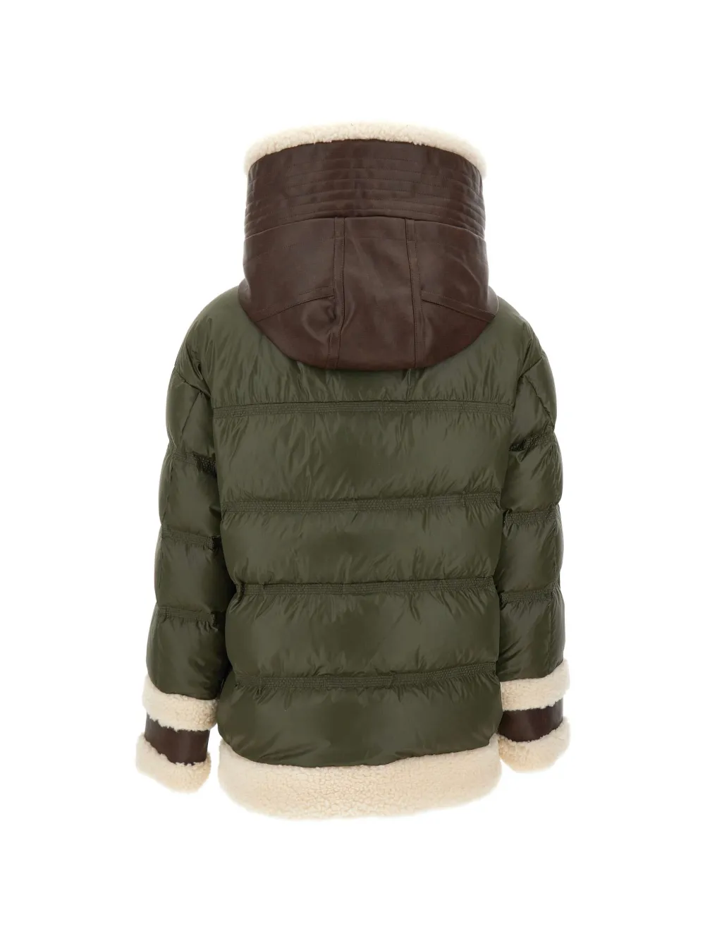Peuterey Kunto faux-fur trim down coat Groen
