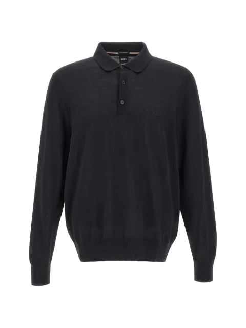 BOSS Poloshirt mit Logo-Stickerei