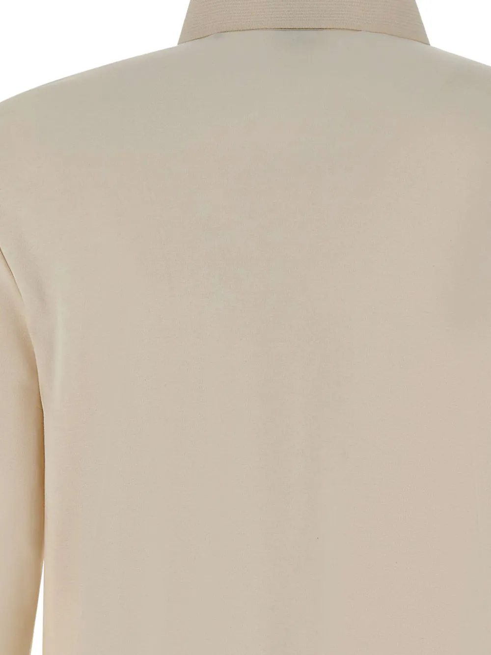 BOSS long-sleeve polo shirt Wit