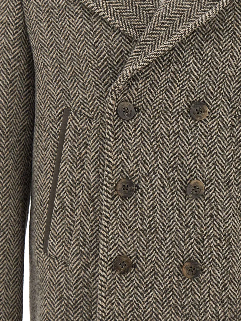 Paul & Shark chevron double-breasted jacket Bruin