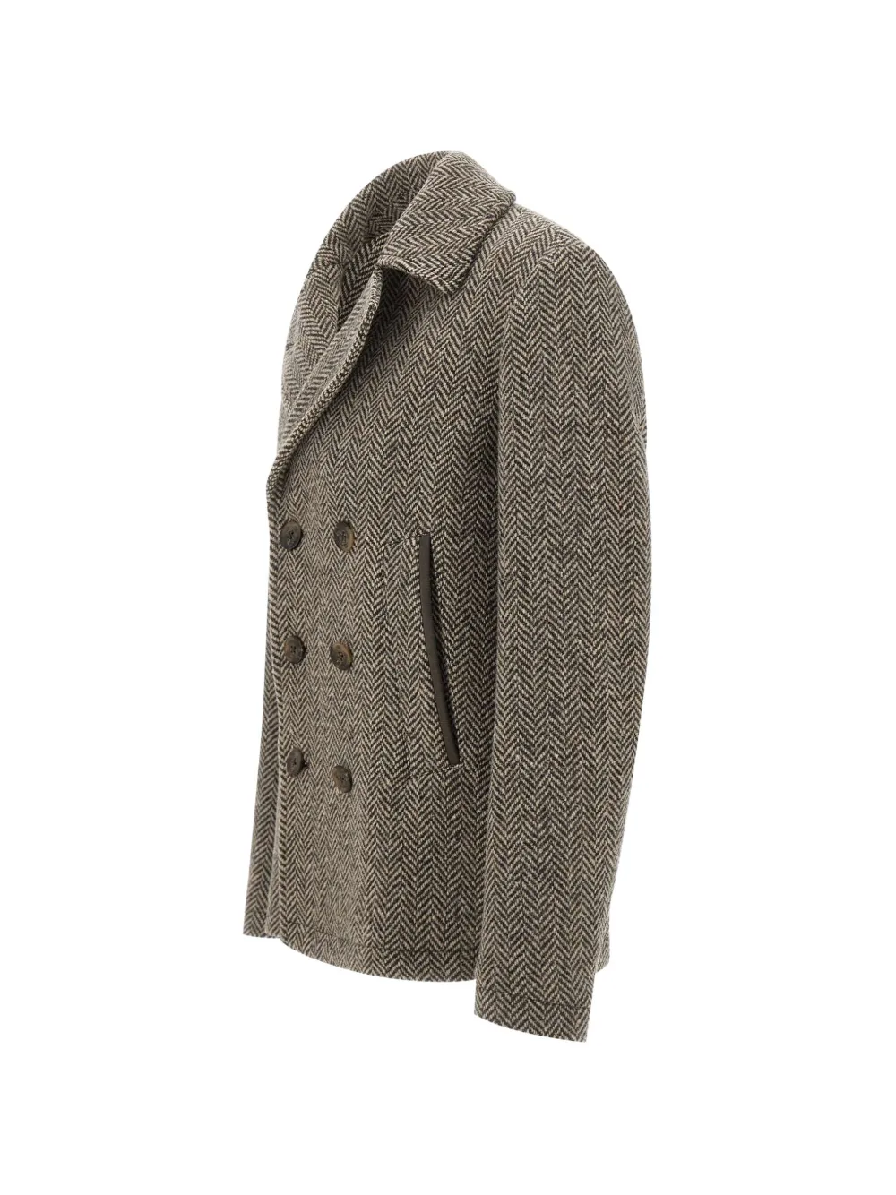 Paul & Shark chevron double-breasted jacket Bruin