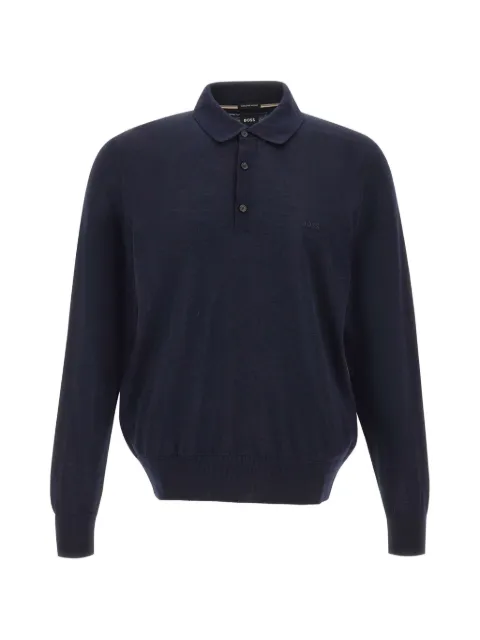 BOSS Poloshirt mit Logo-Stickerei