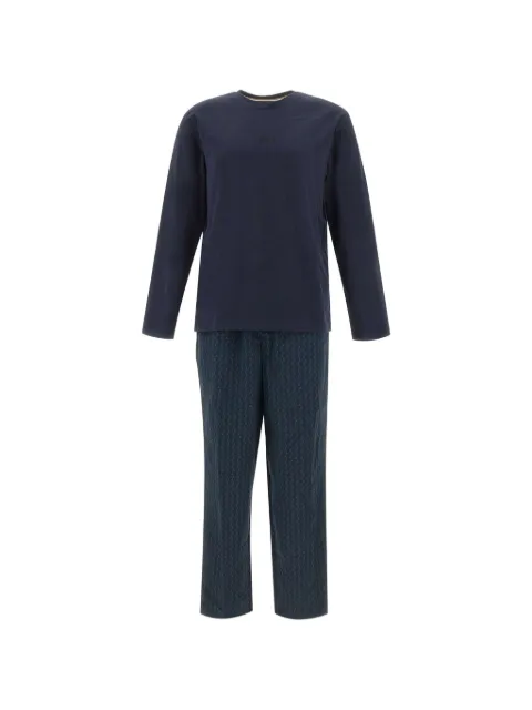 BOSS Chris geometric-pattern pajamas