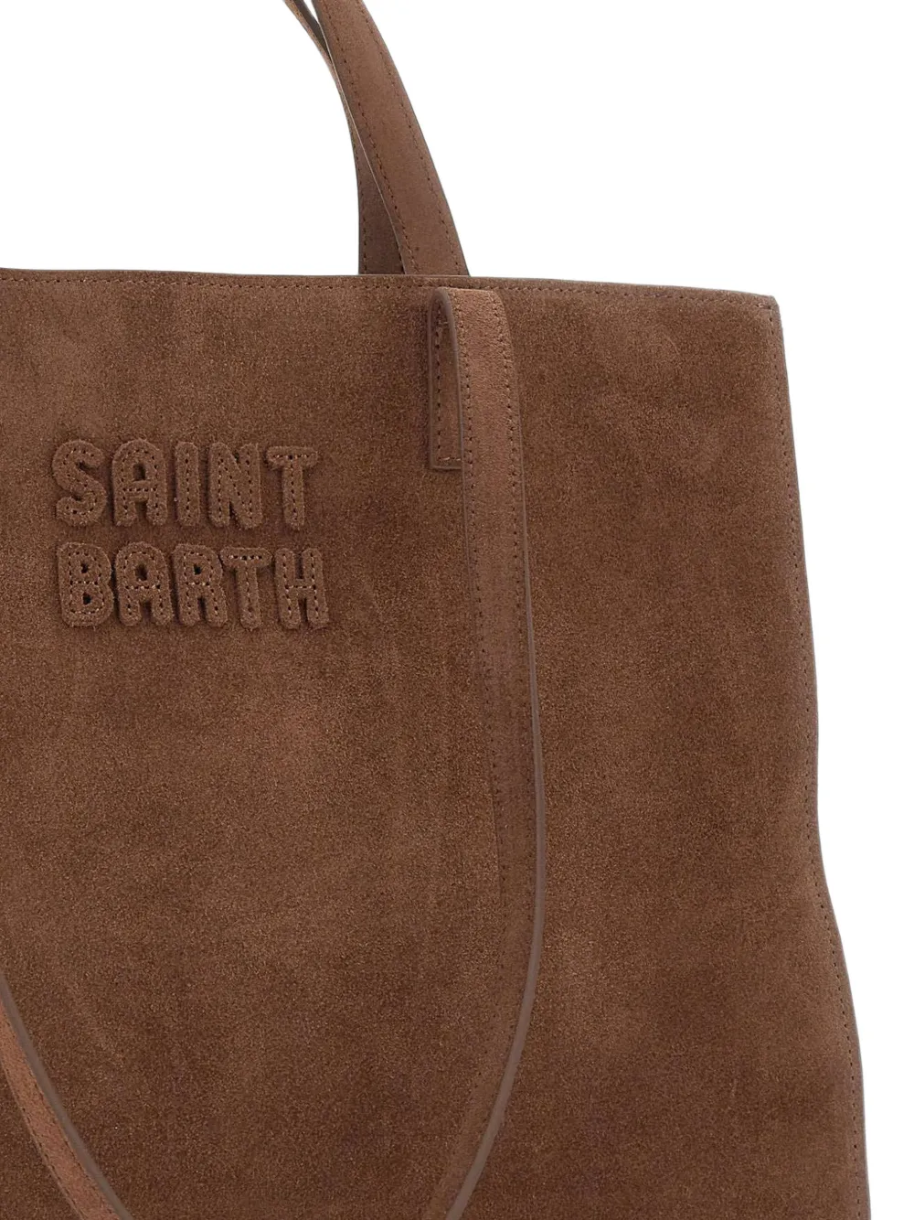 MC2 Saint Barth Jour logo-patch shoulder bag Bruin