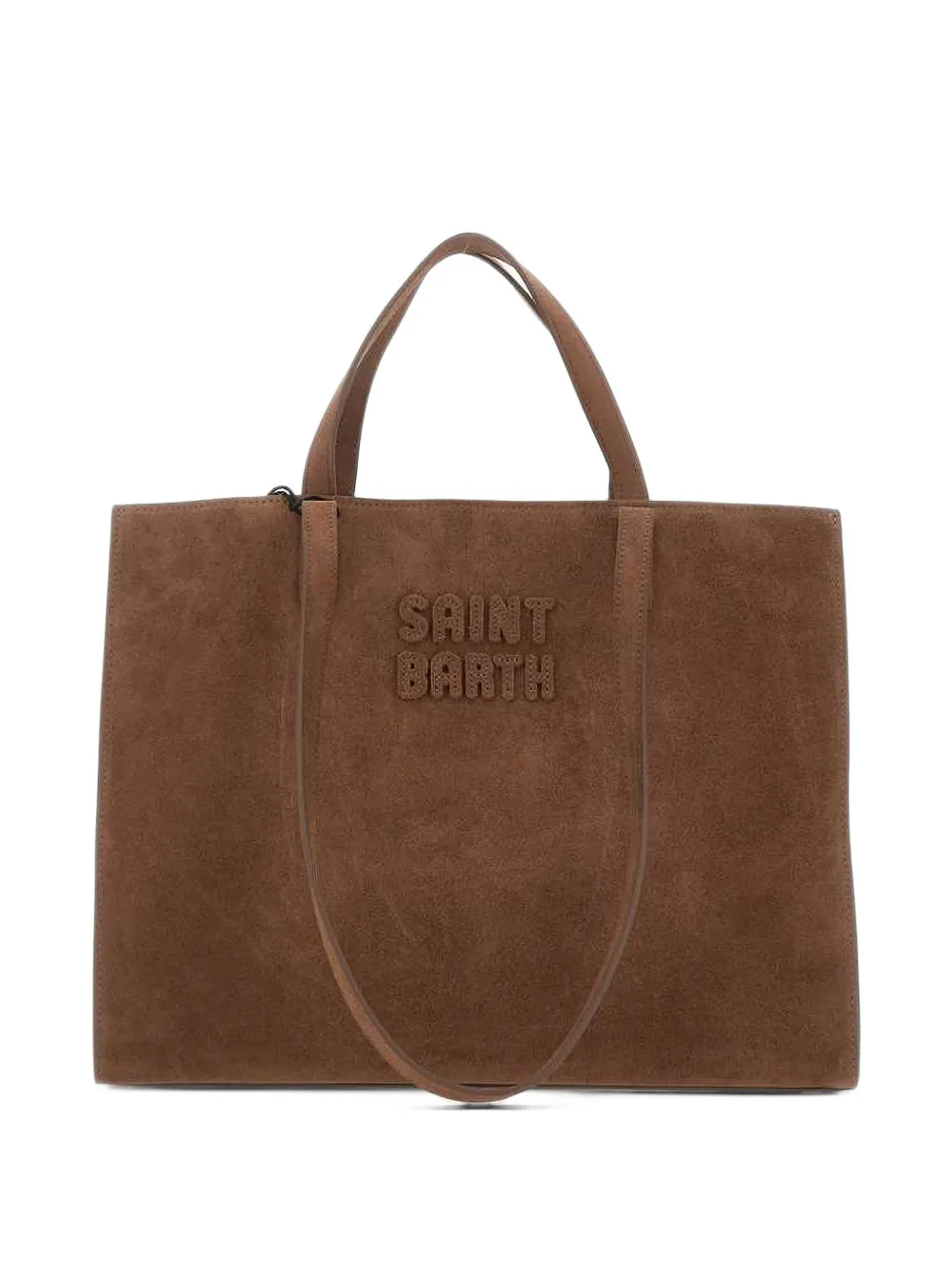 MC2 Saint Barth Jour logo-patch shoulder bag Bruin