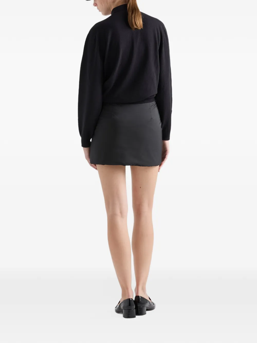 Prada Wool polo sweater Zwart