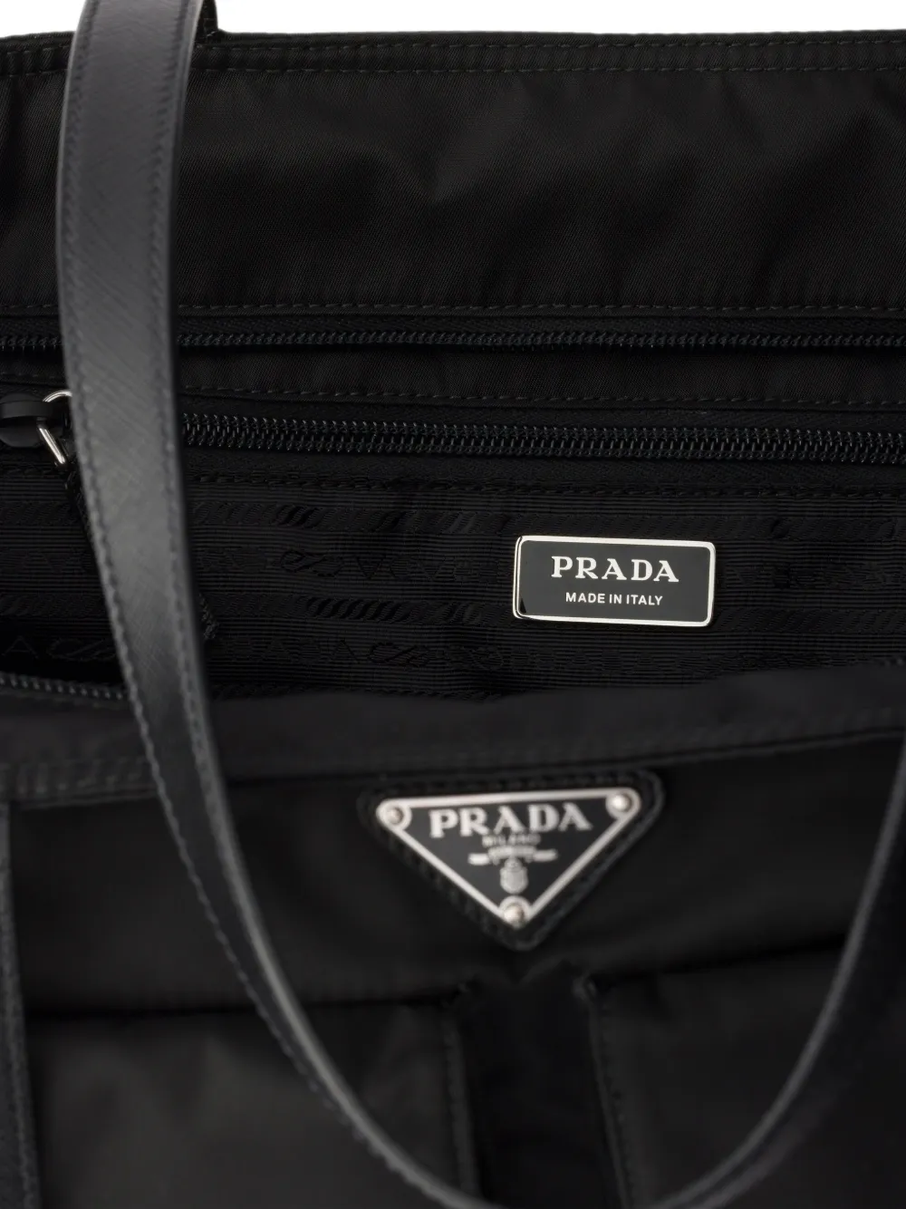 Prada large Re-Nylon tote bag Zwart