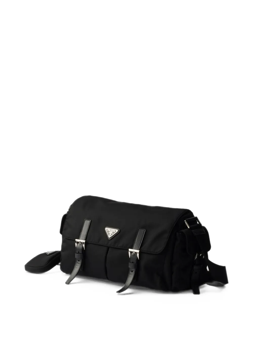 Prada large re-nylon shoulder bag Zwart