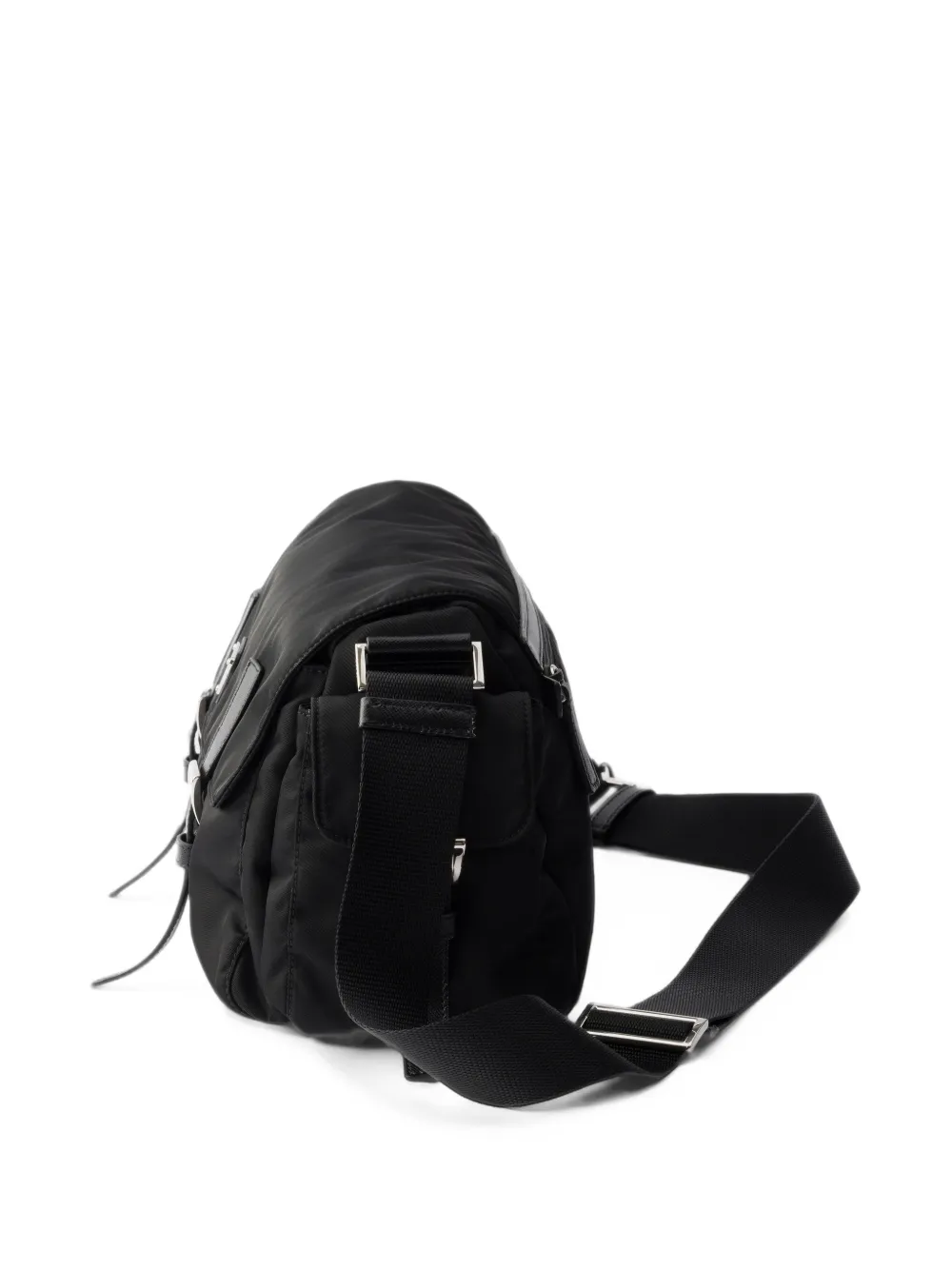 Prada large re-nylon shoulder bag Zwart