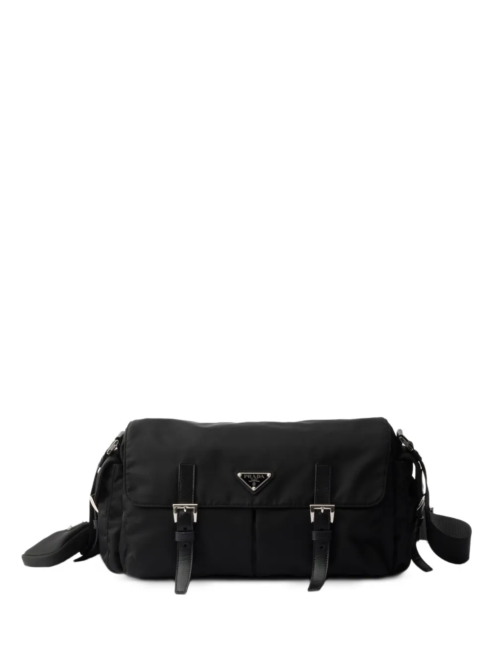 Prada large re-nylon shoulder bag - Nero