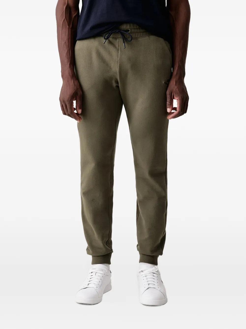 Aeronautica Militare logo-embroidered drawstring track pants - Verde