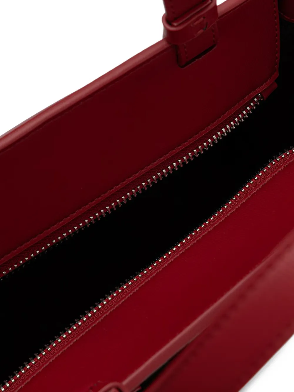 Armani Exchange logo-print buckle-detail tote bag Rood