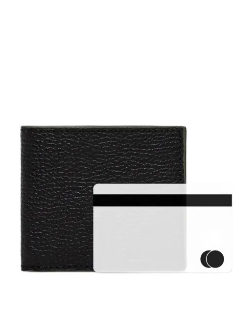 Barbour grain leather billfold wallet