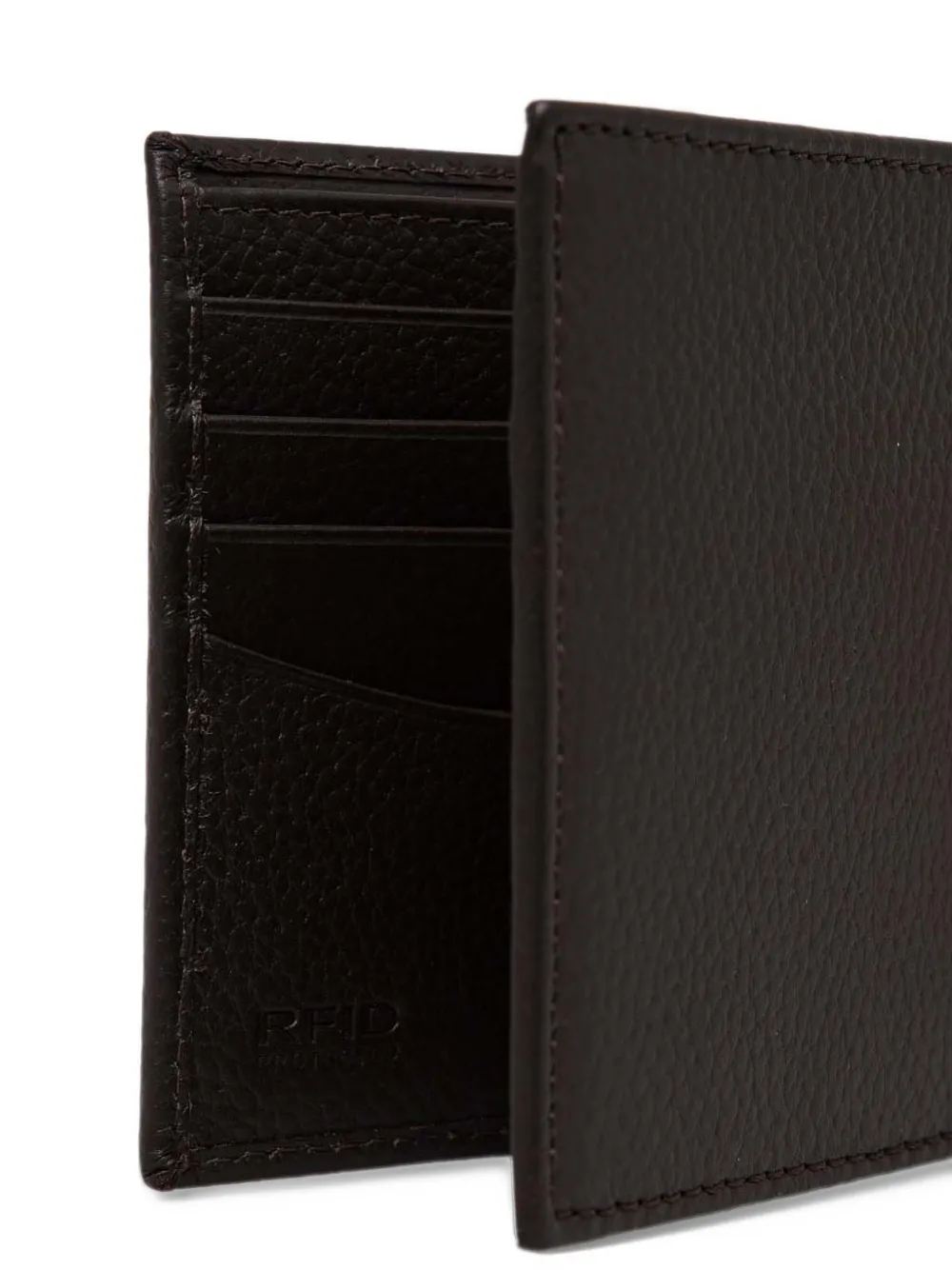 Barbour Amble leather billfold wallet Bruin