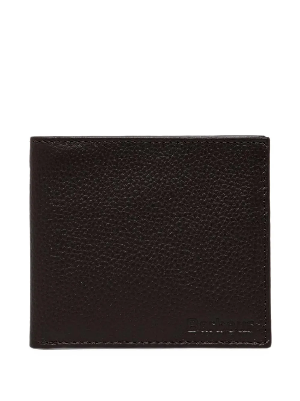 Barbour Amble leather billfold wallet - Marrone