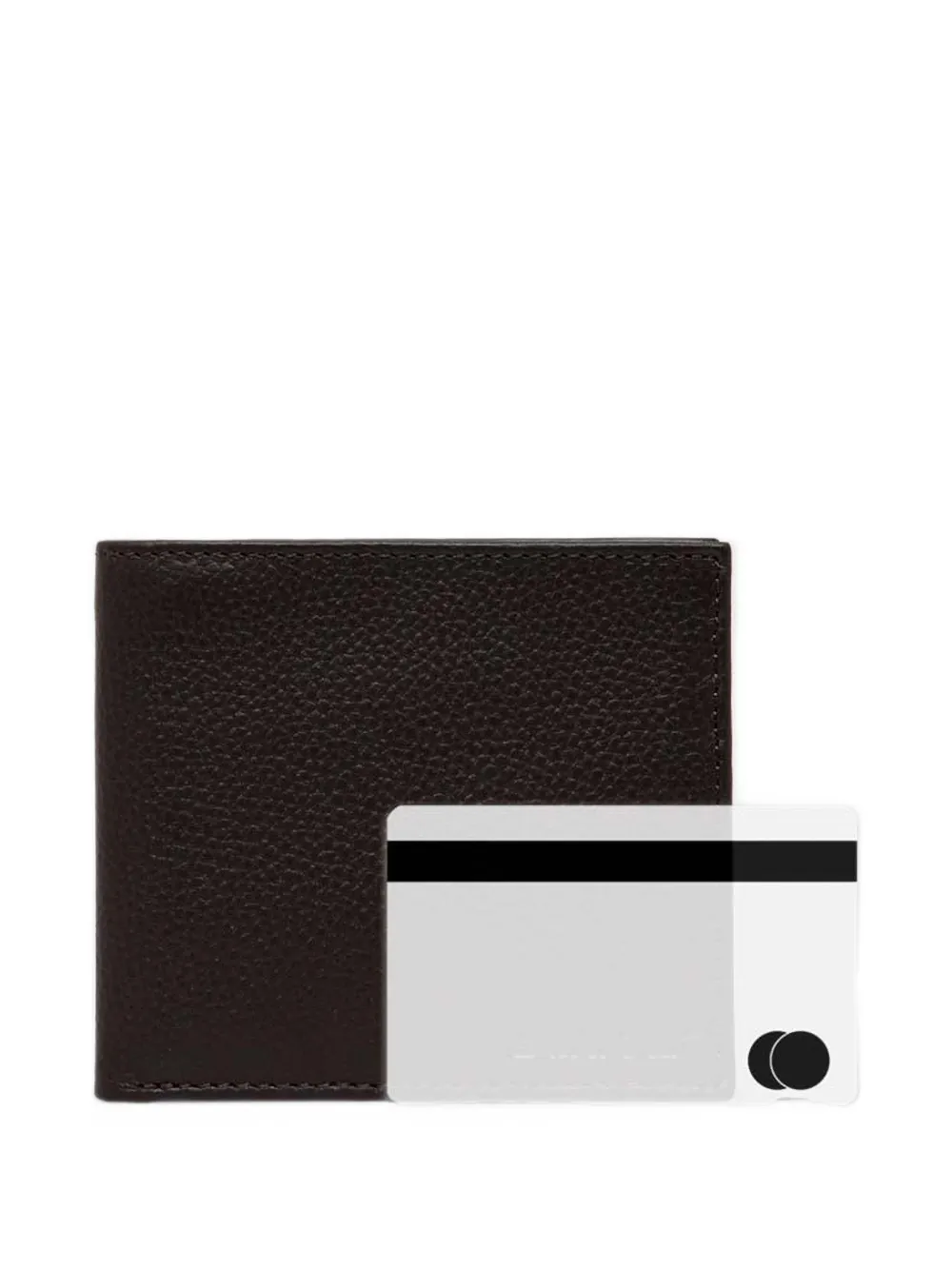 Barbour Amble leather billfold wallet Bruin