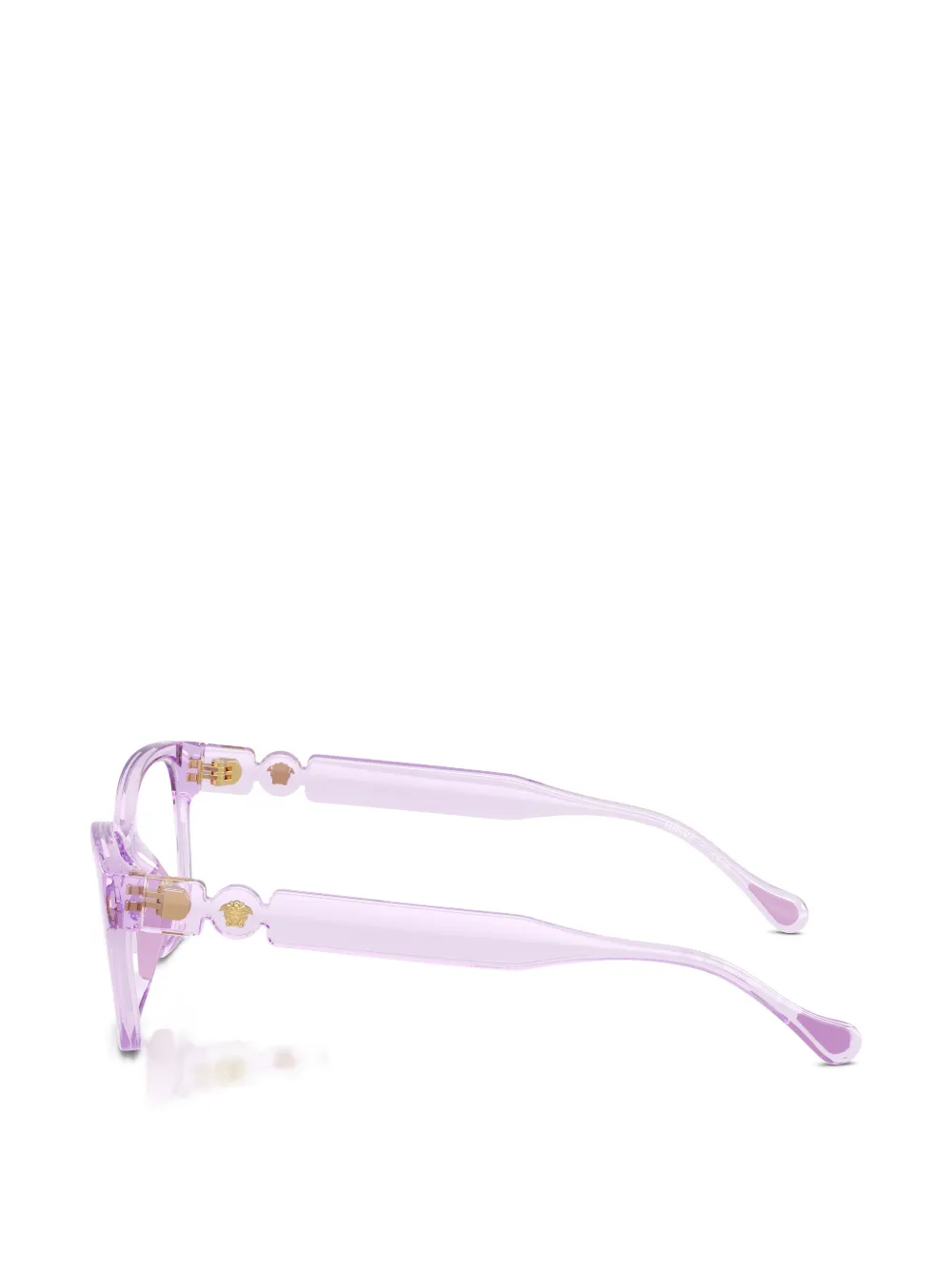 Versace Kids Medusa Bubble square-frame glasses Paars
