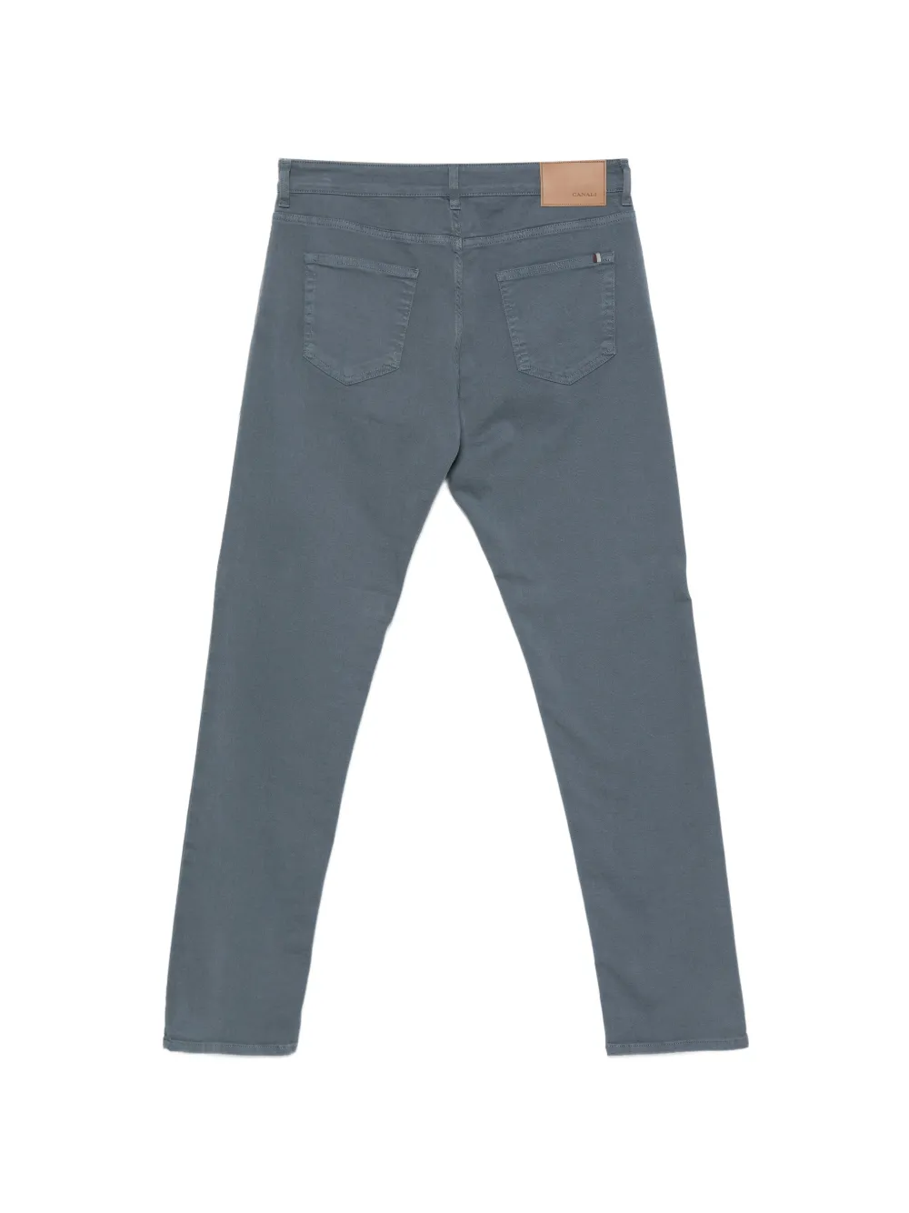 Canali straight-leg five-pocket jeans Blauw