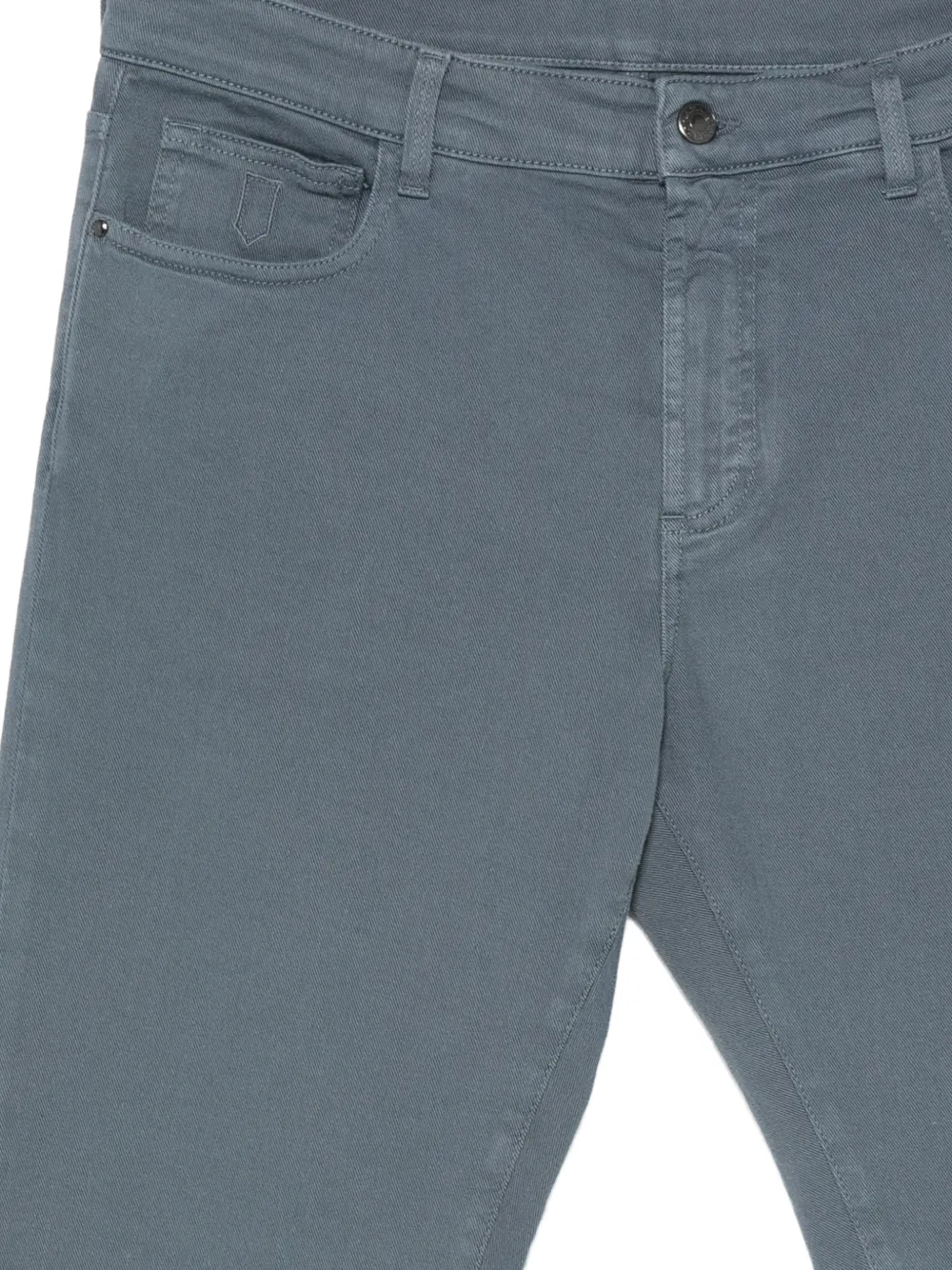 Canali straight-leg five-pocket jeans Blauw