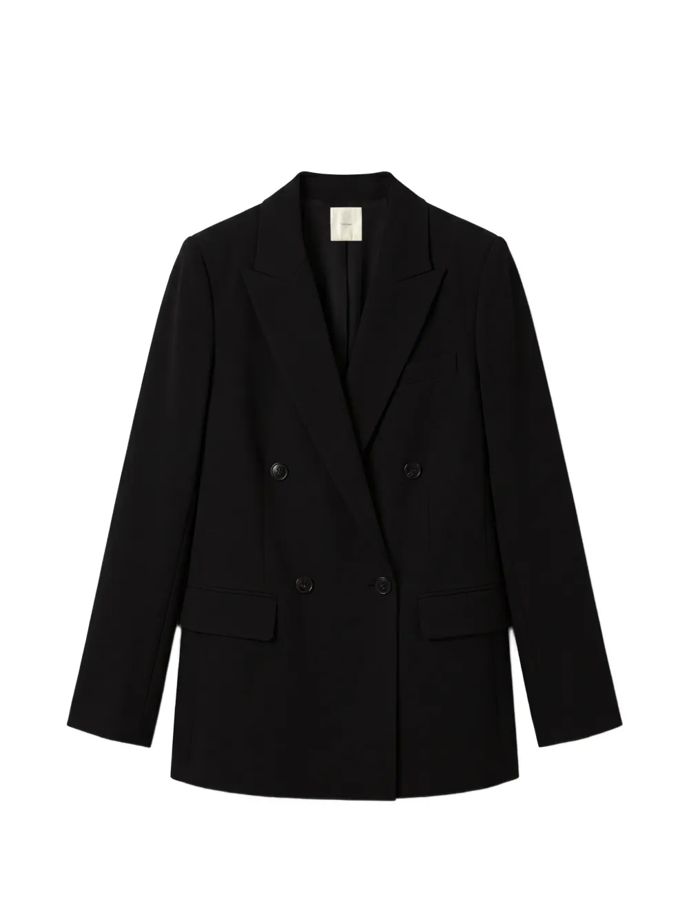Calvin Klein double-breasted blazer Zwart