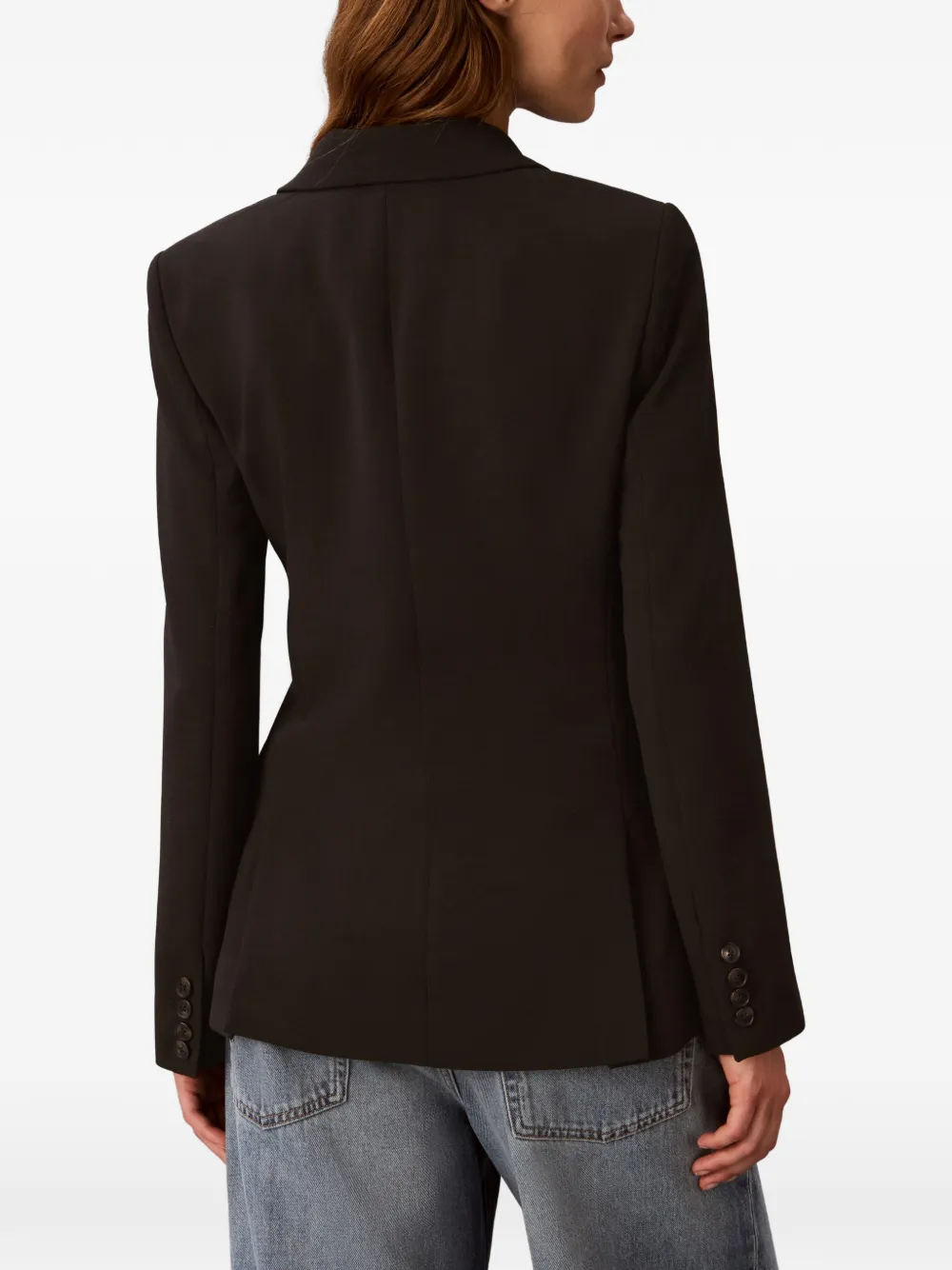 Calvin Klein double-breasted blazer Zwart