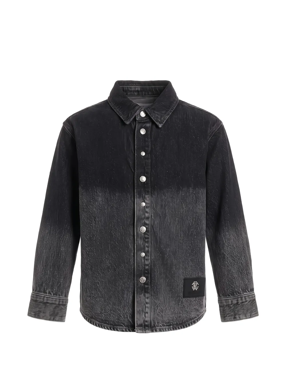 Roberto Cavalli Junior Bijia denim shirt Grijs