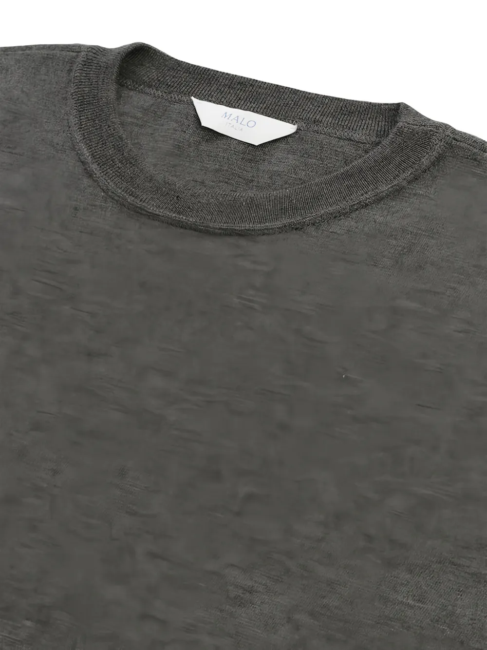 Malo T-shirt met ronde hals Grijs