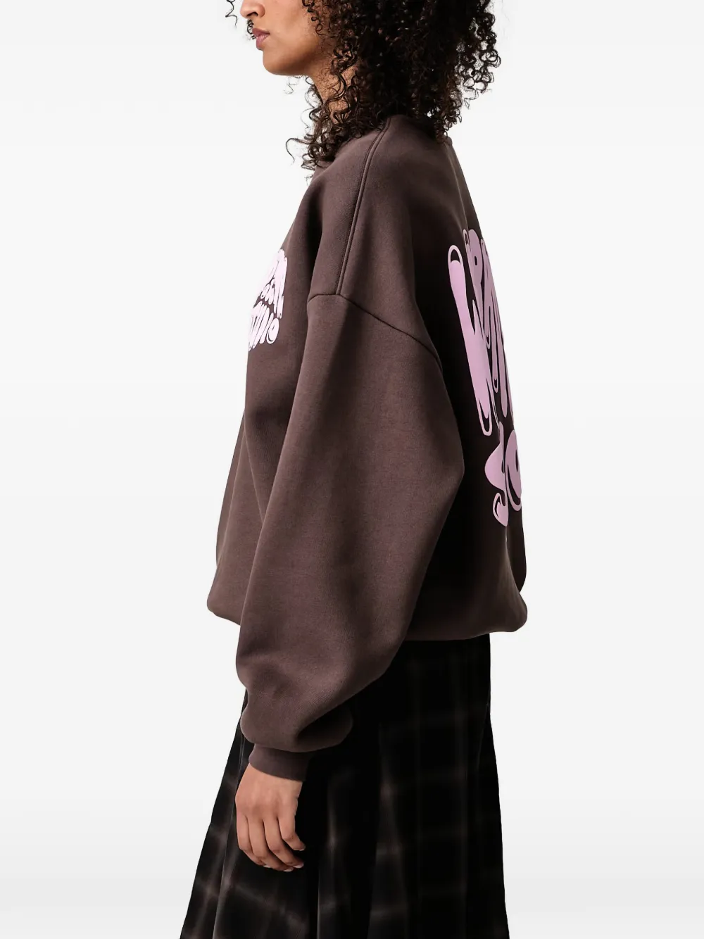 WRSTBHVR Flynn V2 logo-print sweater Bruin