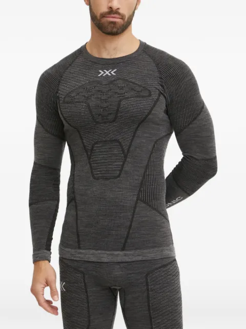 X BIONIC Symbio long-sleeve panelled sweater