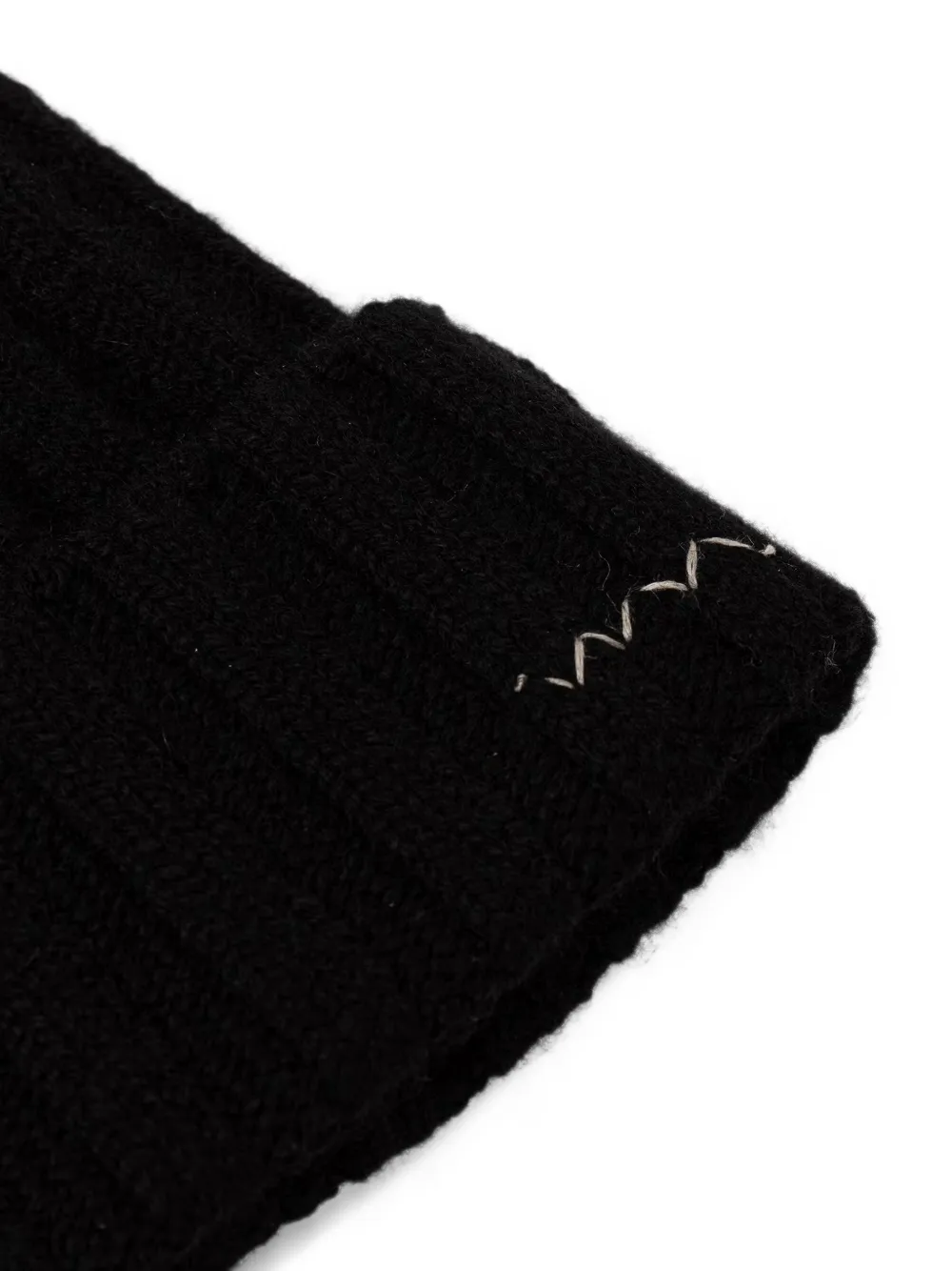 visvim ribbed-knit beanie hat Zwart