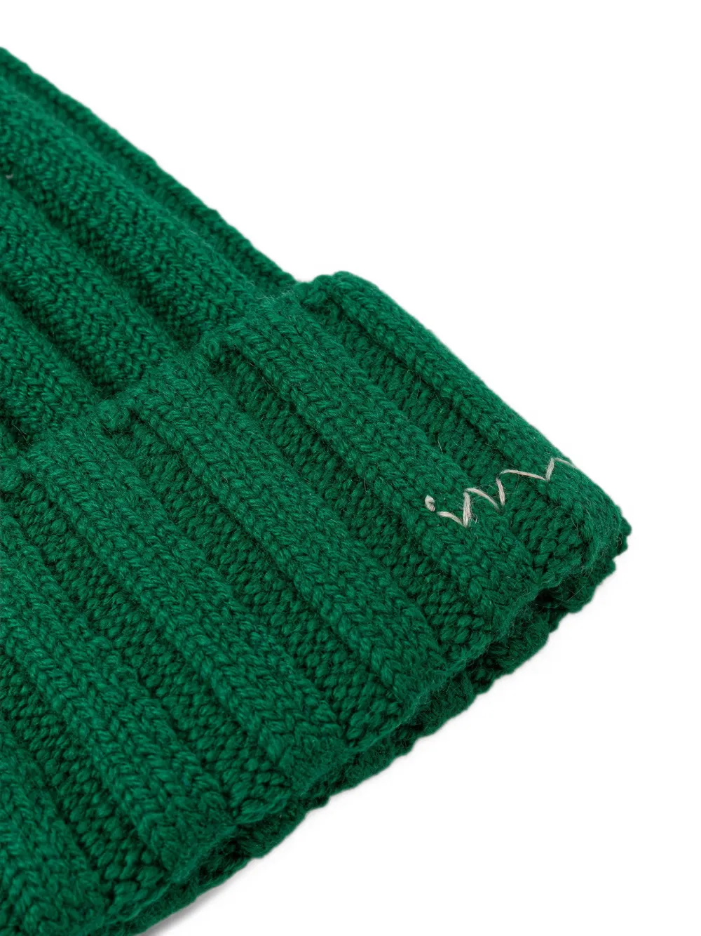 visvim ribbed-knit beanie hat Groen